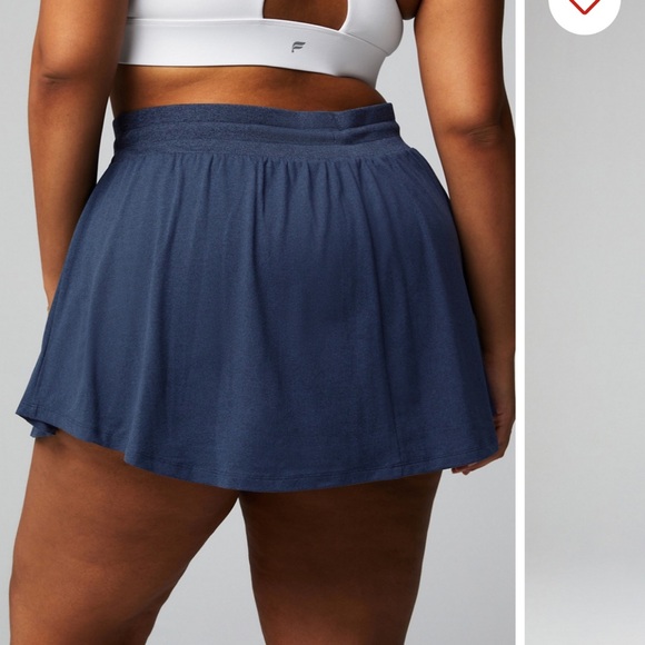 Cloud jersey mini skirt with built in short - Picture 3 of 6